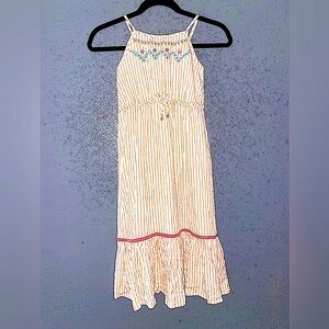 NWT Jessica Simpson Small Peach Stripe Summer Dress